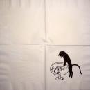 KAT-674 Cats - 3-ply (white/black) - CS